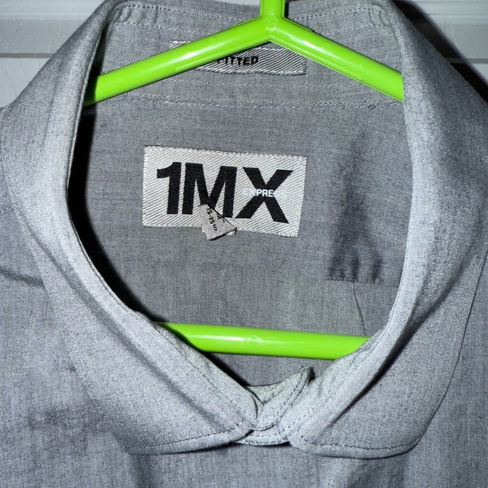 MENS EXPRESS 1MX FITTED DRESS SHIRT